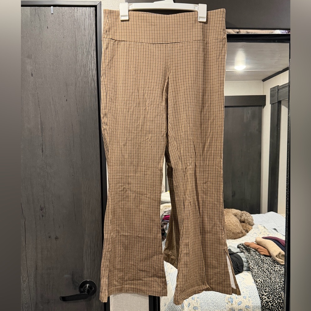 Terra & Sky Brown Check pants